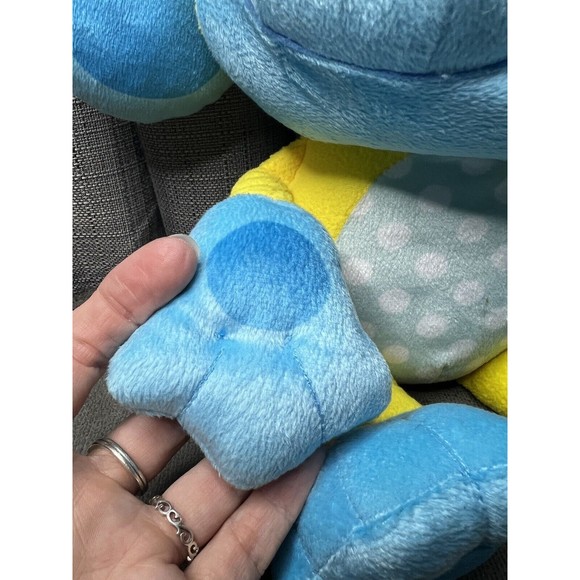 Blues Clues Plush Dressed Easter Bunny Yellow Polka Dots Stuffed Animal Toy 18" - Picture 4 of 11